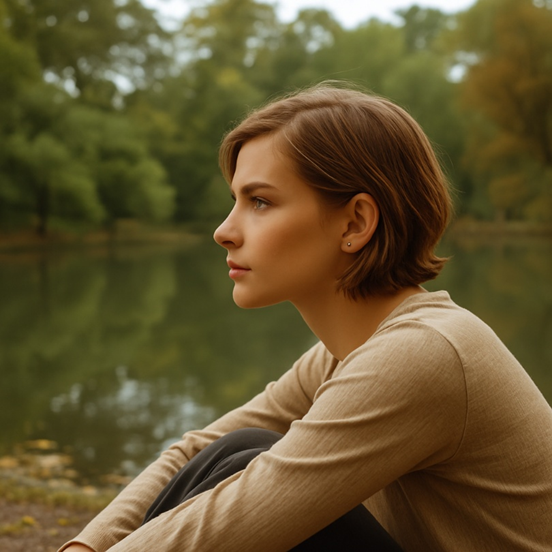 Self-reflection moment